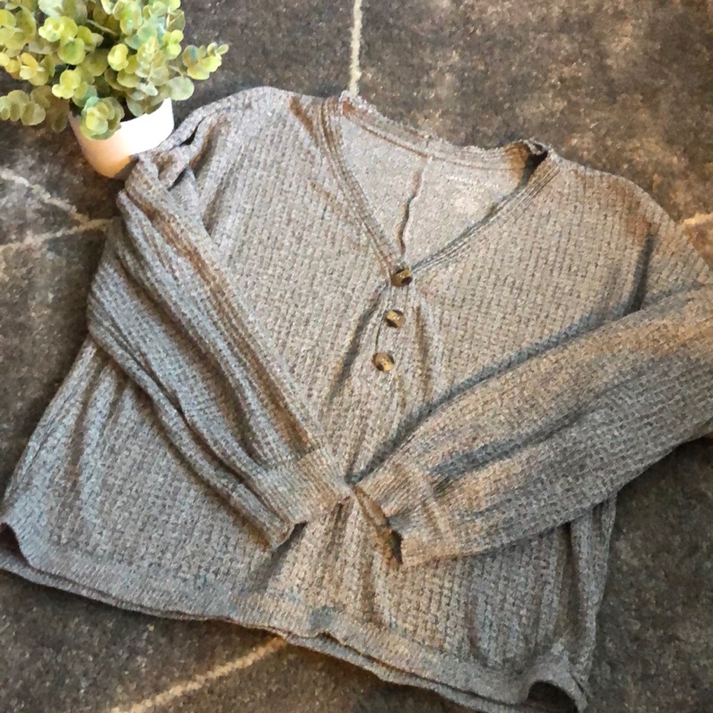 GRAY AEO Tee